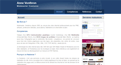 Desktop Screenshot of anne-vonthron.com
